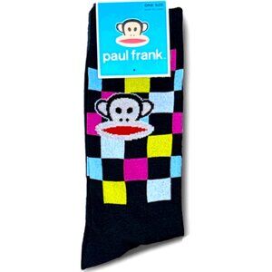 Paul Frank Monkey Checkerboard Socks